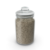 Jar with Peeled Sunflower Seeds PNG & PSD Images