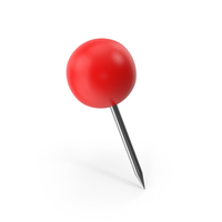 Red Push Pin Sphere PNG & PSD Images