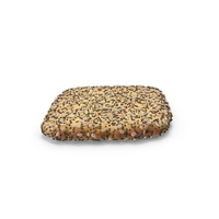 Mini Rehombus Cracker With Sesame And Poppy Seeds PNG & PSD Images