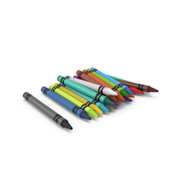 Crayons Stack PNG & PSD Images