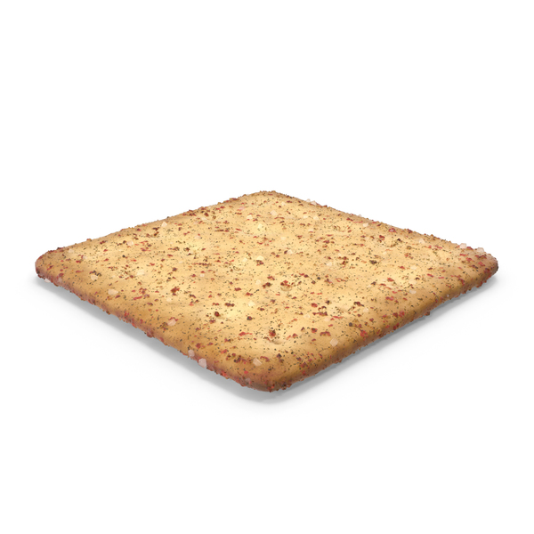 Square Cracker With Spicy Seasoning PNG & PSD Images