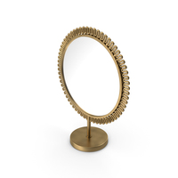 Brass Double Sided Mirror PNG & PSD Images