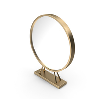 Gold Standing Mirror PNG & PSD Images