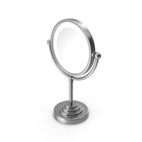 Round Magnifying Led Illuminated Bathroom Mirrors PNG & PSD Images