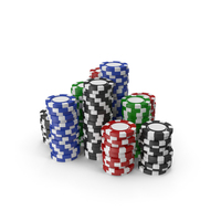 Stacks of Poker Chips PNG & PSD Images