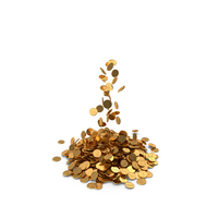 Pile of Gold Coins Franc PNG & PSD Images