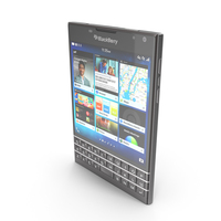 BlackBerry Passport Black PNG & PSD Images