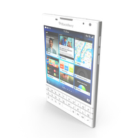 BlackBerry Passport White PNG & PSD Images