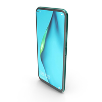 Huawei P40 Lite Emerald Green PNG & PSD Images