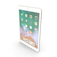 iPad 9.7 2018 Gold PNG & PSD Images