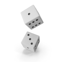 White Dice PNG & PSD Images