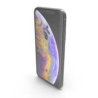 iPhone XS Silver PNG & PSD Images