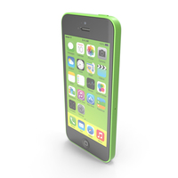 Apple iPhone 5c Green PNG & PSD Images