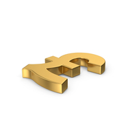 Gold Pound Sterling PNG & PSD Images