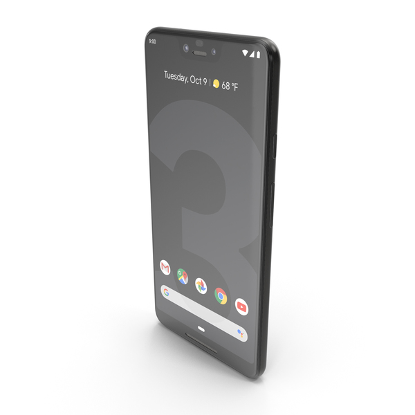 Google Pixel 3 XL Just Black PNG Images u0026 PSDs for Download | PixelSquid -  S11334830B