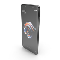 Xiaomi Redmi Note 5 Pro Black PNG & PSD Images