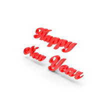 Happy New Year Style PNG & PSD Images