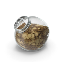 Spherical Jar with Mixed Crackers PNG & PSD Images