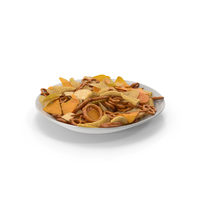 Plate With Mixed Salty Snacks PNG & PSD Images