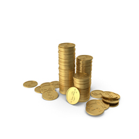 Stacks of  Coins PNG & PSD Images