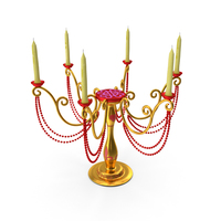 Candle Stand Decorative PNG & PSD Images
