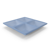 Plastic 4 Compartment Bowl PNG & PSD Images