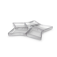 Crystal 5 Compartment Star Bowl PNG & PSD Images