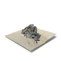 3D Rock Scan PNG & PSD Images