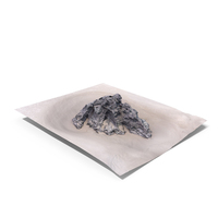 3D Scan Of Rock On Sand PNG & PSD Images