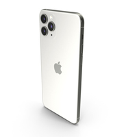 Apple iPhone 11 Pro Max Silver PNG & PSD Images