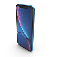 Apple iPhone Xr Blue PNG & PSD Images
