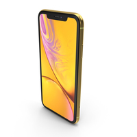 Apple iPhone Xr Yellow PNG & PSD Images