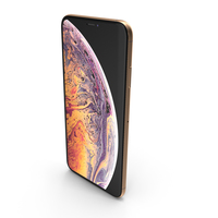 Apple iPhone Xs Max Gold PNG & PSD Images