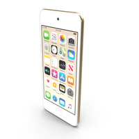 Apple iPod Touch 2019 Gold PNG和PSD图像