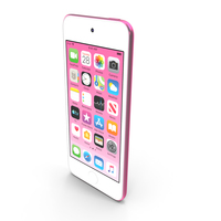 Apple iPod Touch 2019 Pink PNG和PSD图像