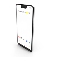 Google Pixel 3 XL Clearly White PNG & PSD Images