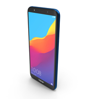 Honor 7S Blue PNG & PSD Images