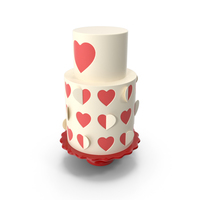 Heart Cut Out Cake PNG & PSD Images