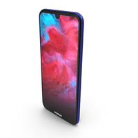 Honor 8S Blue 2019-2020 PNG & PSD Images