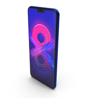 Honor 8X Blue PNG & PSD Images
