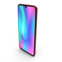 Honor 10 Lite Gradient Red PNG & PSD Images