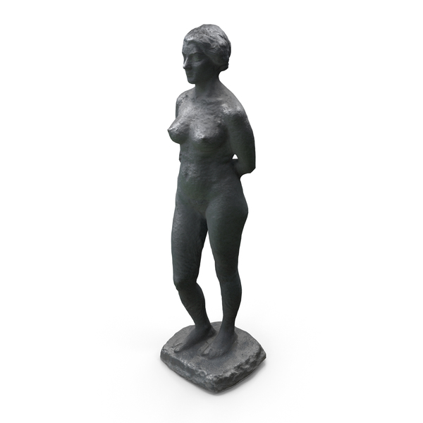 Female Statue Vray Delivery PNG & PSD Images