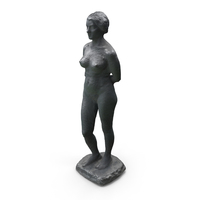 Female Statue Vray Delivery PNG & PSD Images