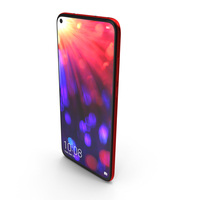 Honor View 20 Phantom Red PNG & PSD Images