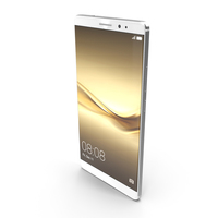 Huawei Mate 8 Moonlight Silver PNG & PSD Images
