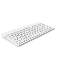 White Wireless Keyboard PNG & PSD Images