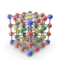 3D Molecule Structure PNG & PSD Images