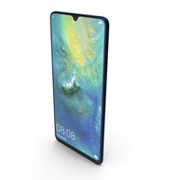 Huawei Mate 20 X Blue PNG & PSD Images
