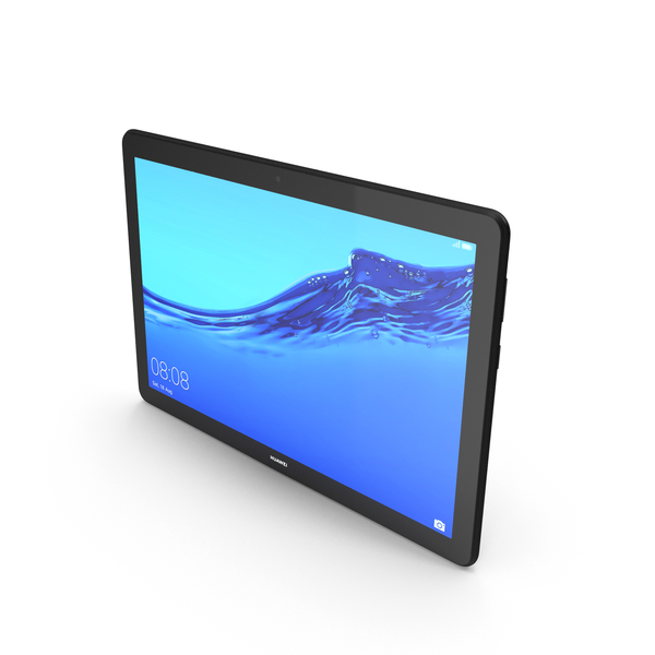 Huawei MediaPad T5 10 Black PNG Images u0026 PSDs for Download | PixelSquid -  S113370782