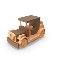 Wooden Retro Car PNG & PSD Images